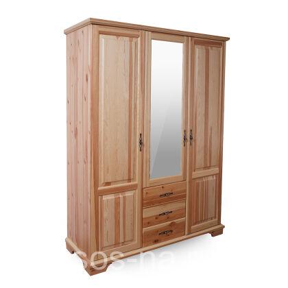 Шкаф 3-ств с ящ и зеркалом Брусно-М